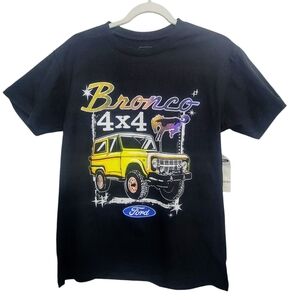 Men's Official Black Ford Bronco 4x4 T-Shirt - Size M NWT